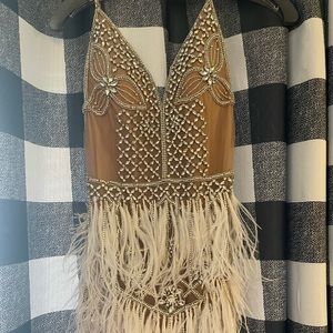 Feather Sequin Portia and Scarlett Mini